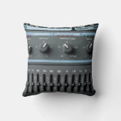 録音中の多数のボタンのカラーイメージ クッション (裏面)