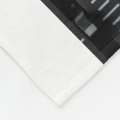 録音中の多数のボタンのカラーイメージ フリースブランケット (角)