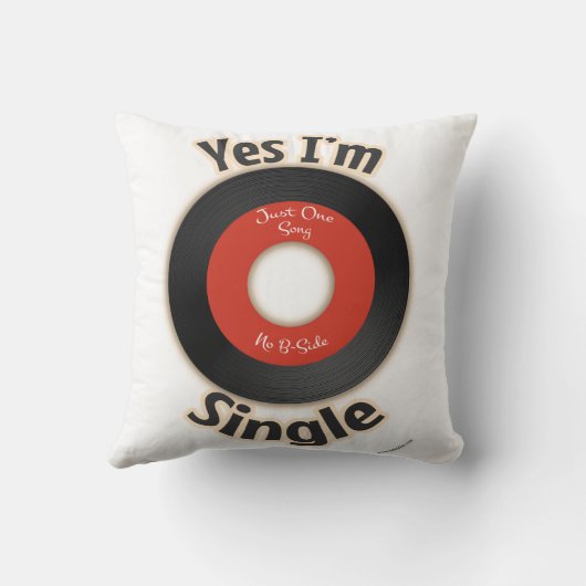 録音独身のレトロ気のあるそぶりをした漫画 クッション (裏面)