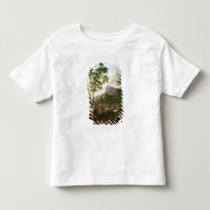 鍋およびSyrinxを搭載するアルカディアの景色 トドラーTシャツ