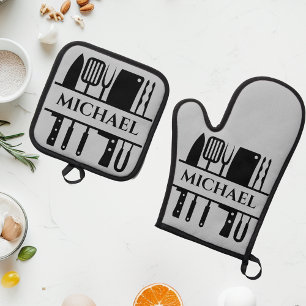  鍋つかみ&鍋敷きセット