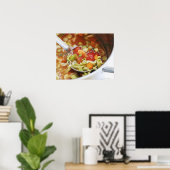 鍋に入れた野菜スープ ポスター (ホームオフィス)