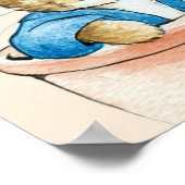 鍋に座るウサギのピーター ポスター (角)