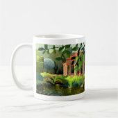 鍋の庭のマグ コーヒーマグカップ (左)
