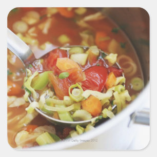 鍋の野菜スープ スクエアシール