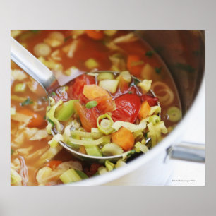 鍋の野菜スープ ポスター