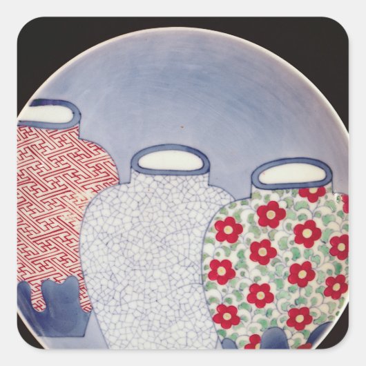 鍋島料理（江戸時代） スクエアシール (正面)