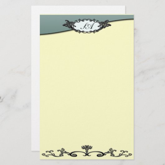 鍛ビクトリアン鉄文房具 便箋 (正面/裏面)