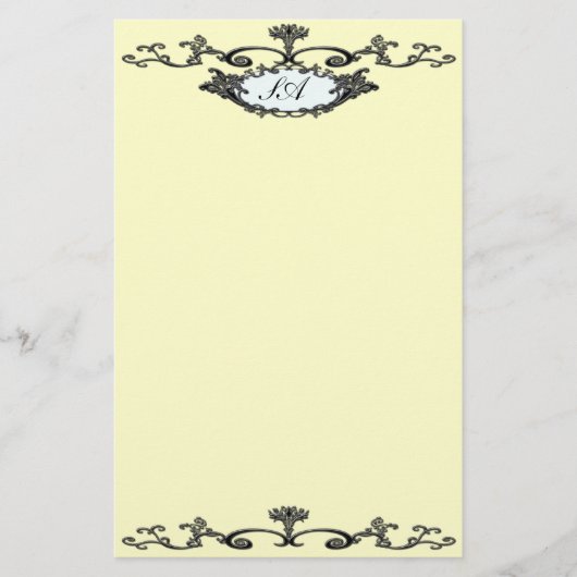 鍛ビクトリアン鉄文房具 便箋 (正面)