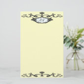 鍛ビクトリアン鉄文房具 便箋 (スタンド正面)