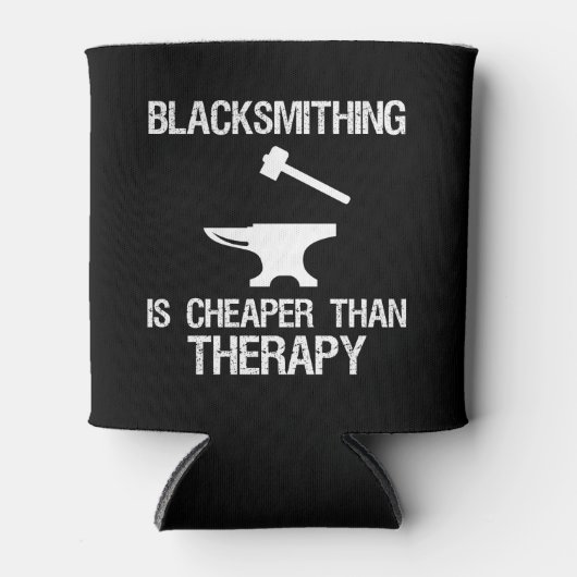 鍛冶はセラピーより安いおもしろい 缶クーラー (正面)