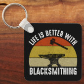 鍛冶は命が好い キーホルダー (正面)