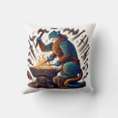 鍛冶屋で武器を作るファンタジー クッション (裏面)