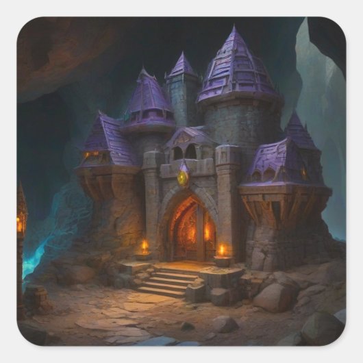 鍛冶屋のドワーフ城 スクエアシール (正面)