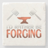 鍛冶屋のハンマーのギフトを作りたい ストーンコースター (正面)