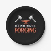鍛冶屋のハンマーのギフトを作りたい ペーパープレート (正面)