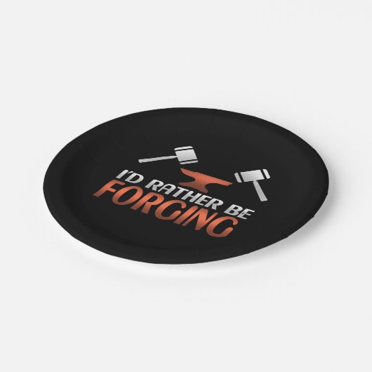 鍛冶屋のハンマーのギフトを作りたい ペーパープレート (アングル)
