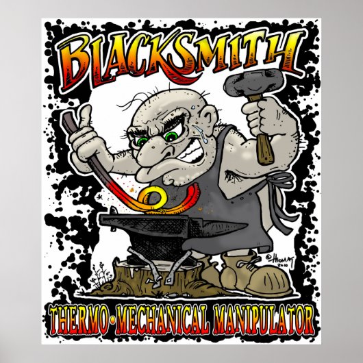 鍛冶屋のポスター ポスター (正面)