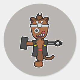 鍛冶屋のモンスタ日本のー、一本ダタラ ラウンドシール