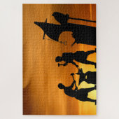 鍛冶屋の夕日。 ジグソーパズル (縦)