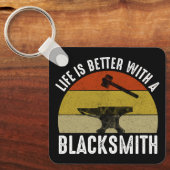 鍛冶屋の方が暮らしが好い キーホルダー (正面)