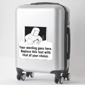 鍛冶屋またはウェルダーのプロモーション シール (スーツケース)