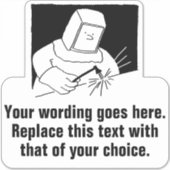 鍛冶屋またはウェルダーのプロモーション シール (正面)