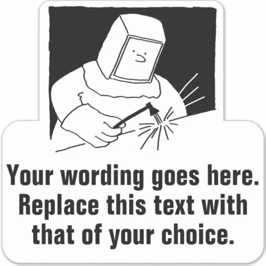 鍛冶屋またはウェルダーのプロモーション シール (正面)