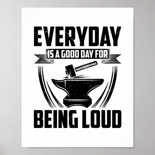 鍛冶屋ギフトアイディア |鍛造アンビルFarrier Forge ポスター (正面)