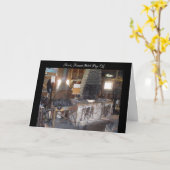 「鍛冶屋」お祝いカード カード (黄色い花)