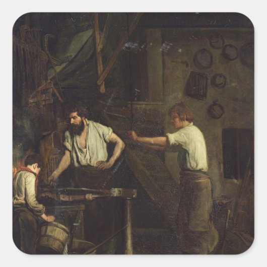 鍛冶屋、トレポートの記憶、1857 スクエアシール (正面)