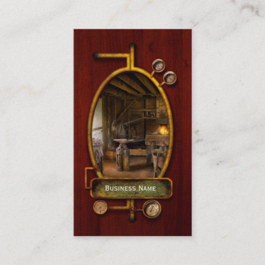 鍛冶屋 – 得いい指輪だ 名刺 (正面)