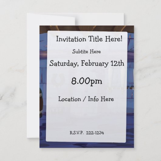 鍛冶屋 招待状 (裏面)