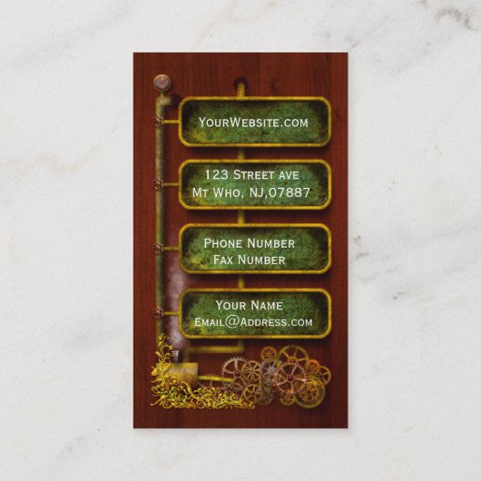 鍛冶屋 – Blacksmithing school 1899 名刺 (裏面)