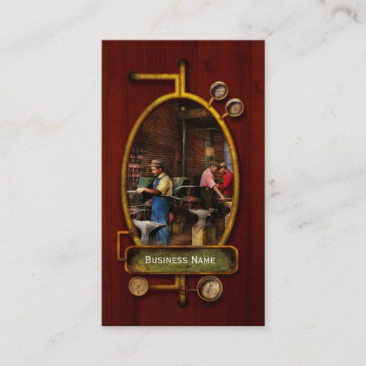 鍛冶屋 – Blacksmithing school 1899 名刺 (正面)