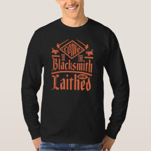 鍛冶炭鍛造B用鍛造ハンマー Tシャツ