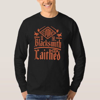 鍛冶炭鍛造B用鍛造ハンマー Tシャツ