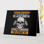 鍛冶金工の鍛冶屋になるほど丈夫な カード (黄色い花)