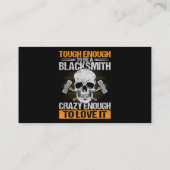 鍛冶金工の鍛冶屋になるほど丈夫な 名刺 (裏面)