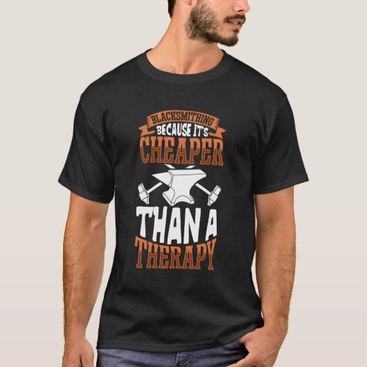 鍛冶金工ブラデスミス金属加工 Tシャツ (正面)