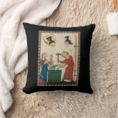 鍛冶鍛造ヘルメット中世アート クッション (ブランケット)