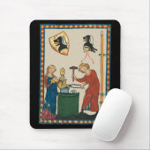 鍛冶鍛造ヘルメット中世アート マウスパッド (マウス)