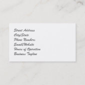 鍛治屋の名刺 名刺 (裏面)