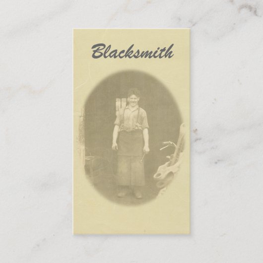 鍛治屋の名刺 名刺 (正面)