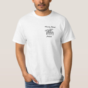 鍛治屋、蹄鉄工、重金属の芸術家-前部 Tシャツ