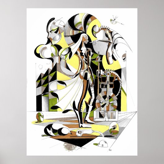 鍛造された墨剣術 ポスター (正面)