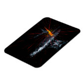 鍛造アンビルメタルナイフブラックスファリアー マグネット (左側)