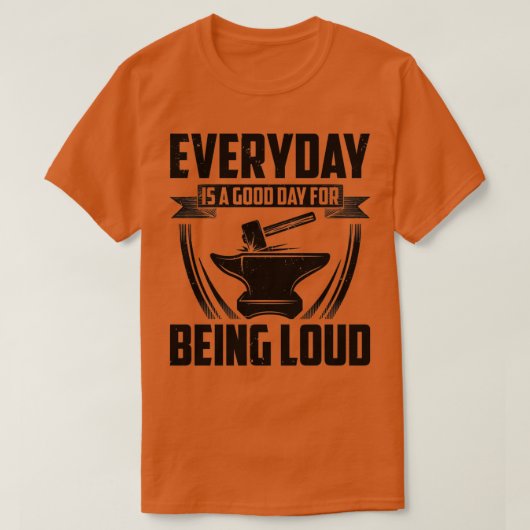 鍛造ギフトアイディア鍛造アンビルファリアー鍛造T Tシャツ (デザイン正面)