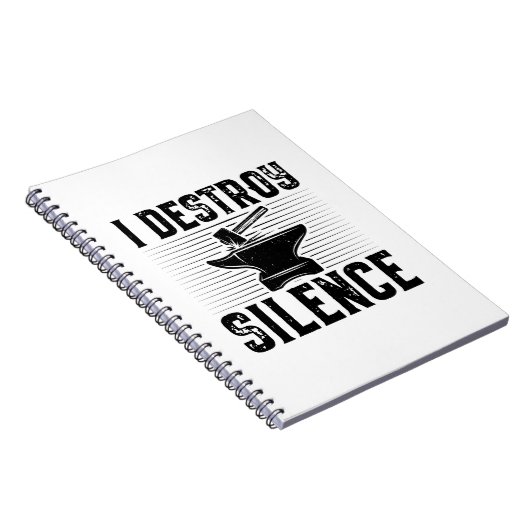 鍛造品 | Blacksmith Blacksmiting Anvil ノートブック (右側)