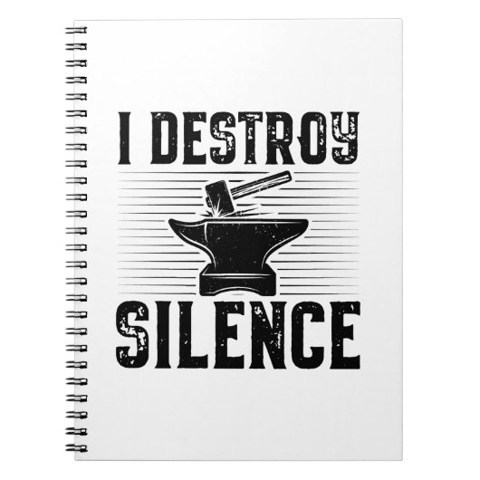 鍛造品 | Blacksmith Blacksmiting Anvil ノートブック (正面)